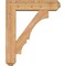 Ekena Millwork Balboa Craftsman Smooth Bracket w/ Offset Brace, Western Red Cedar, 7 1/2"W x 30"D x 36"H BKT0806X30X36BOA04SWR - alternate 2